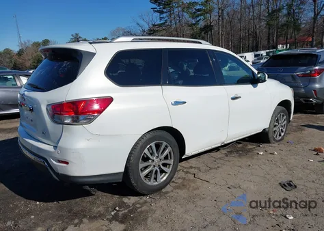 2014 Nissan Pathfinder Sv z USA, uszkodzony, nr VIN 5N1AR2MN1EC641557